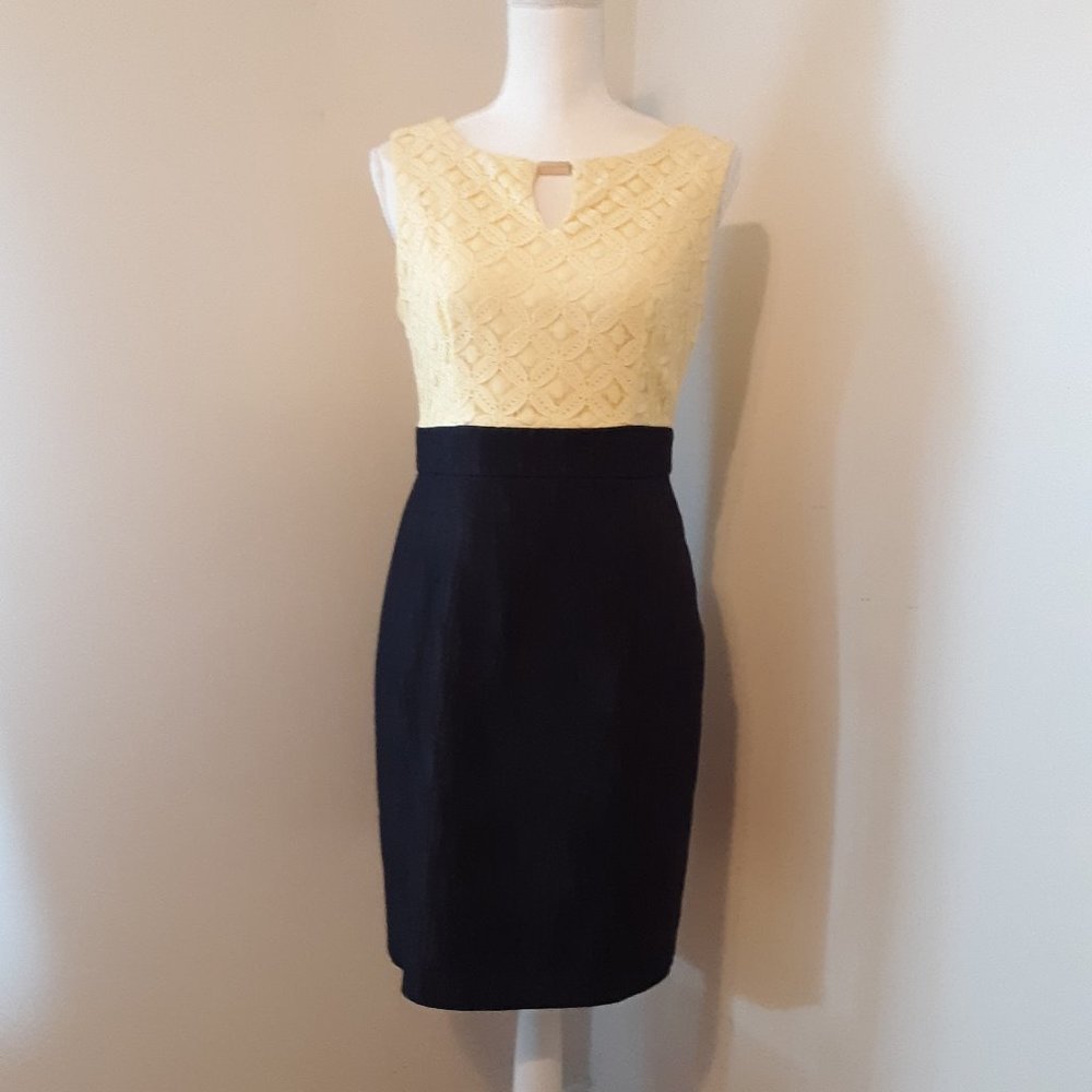 Alyx Yellow Black Denim Dress Size 8